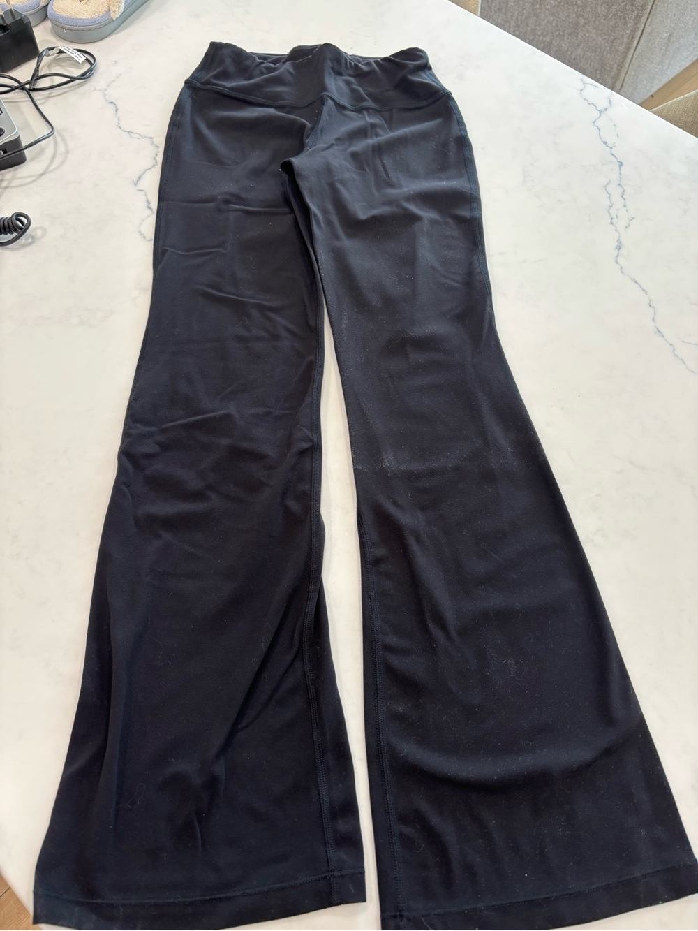 Athleta Girl High Rise Chit Chat Flare Pant - Black size Large